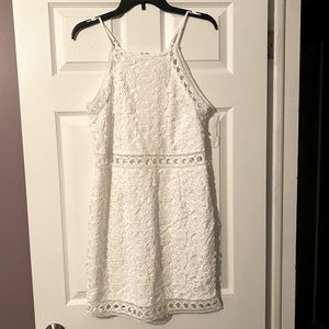 Charlotte Russe white lace dress
